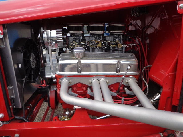 1932 Red Ford Roadster Convertible
