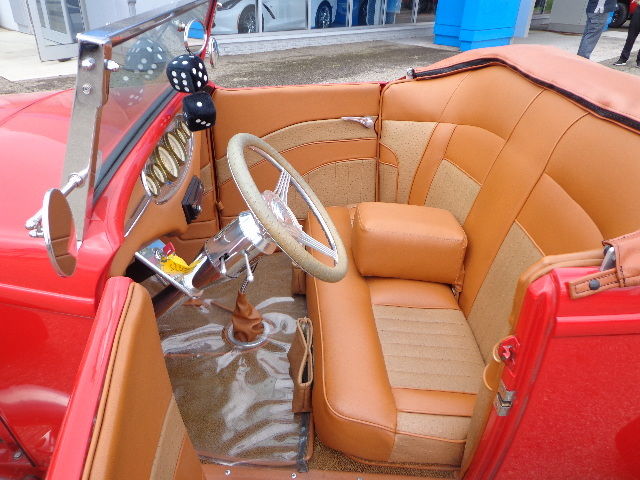 1932 Red Ford Roadster Convertible