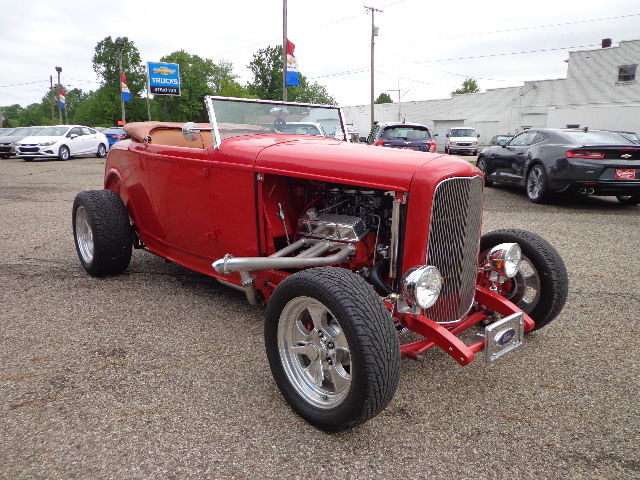 1932 Red Ford Roadster Convertible