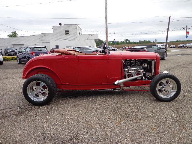 1932 Red Ford Roadster Convertible