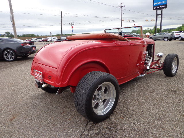 1932 Red Ford Roadster Convertible