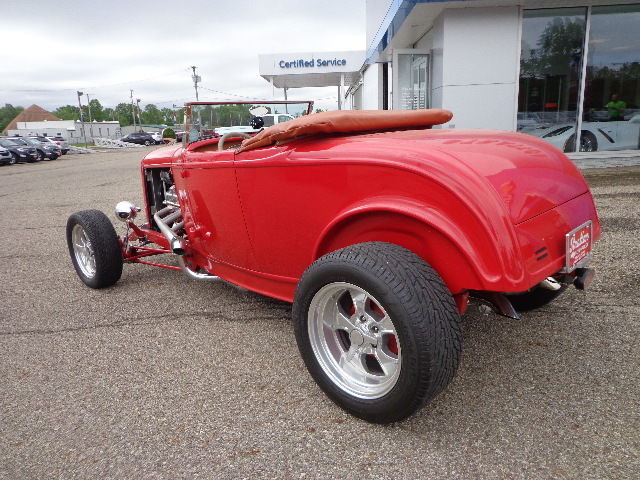 1932 Red Ford Roadster Convertible