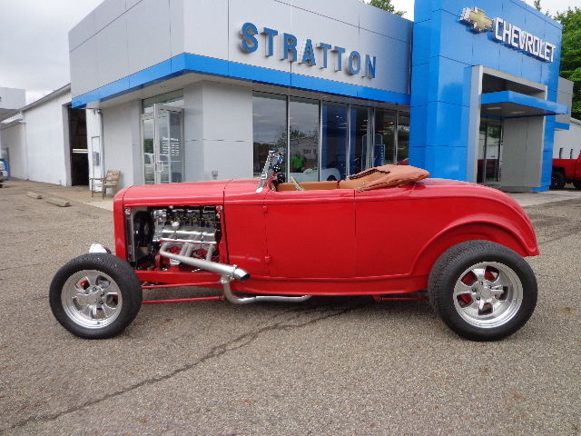 1932 Red Ford Roadster Convertible