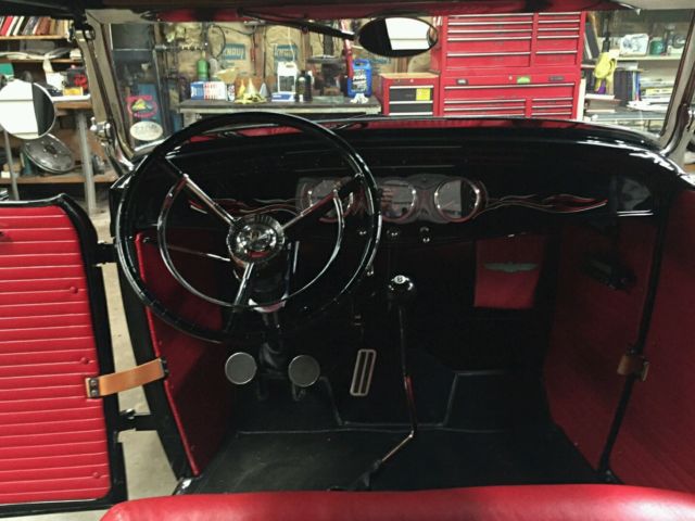 1932 Black Ford Model B Convertible