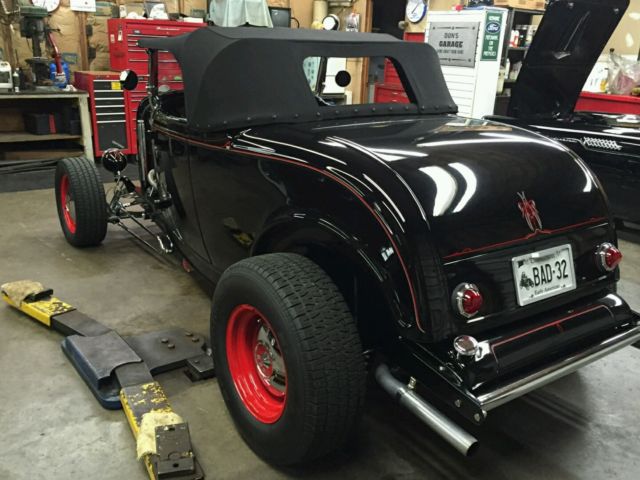 1932 Black Ford Model B Convertible