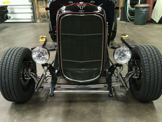1932 Black Ford Model B Convertible