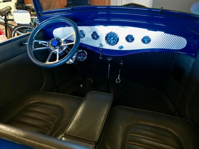 1932 Blue Ford Model B roadster pickup