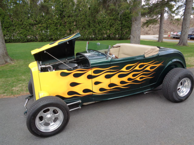 1932 Green Ford Model A Convertible