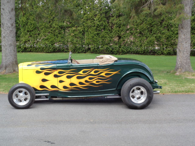 1932 Green Ford Model A Convertible