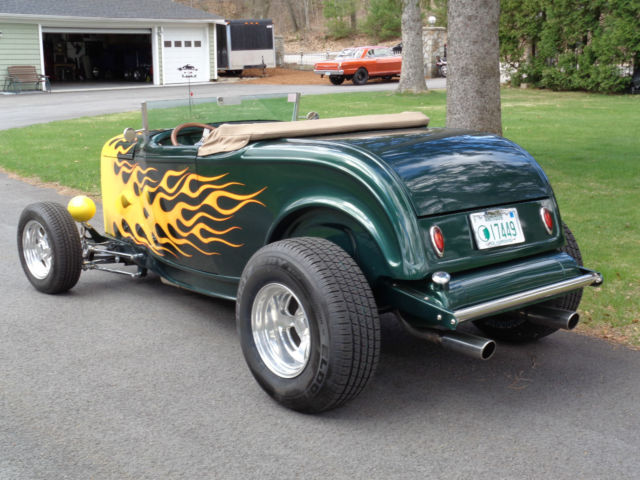 1932 Green Ford Model A Convertible