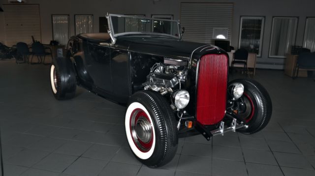 1932 Black Ford Roadster Convertible