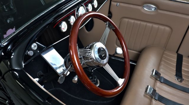 1932 Black Ford Roadster Convertible