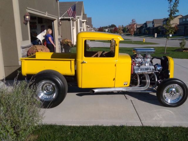 1932 Yellow Ford Pickup Standard Cab Pickup