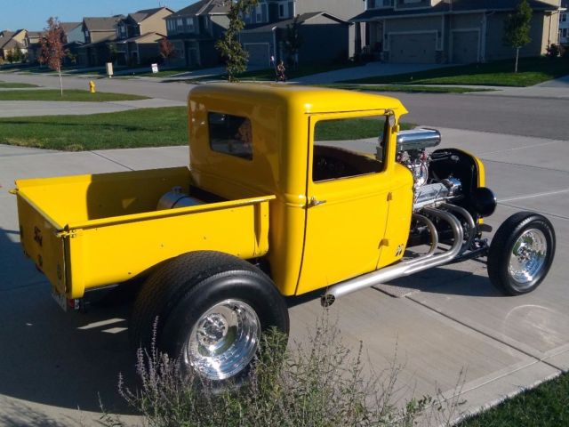 1932 Yellow Ford Pickup Standard Cab Pickup