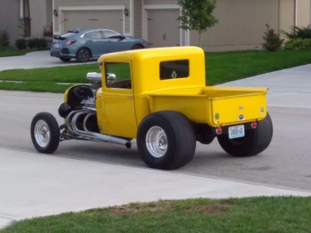 1932 Yellow Ford Pickup Standard Cab Pickup