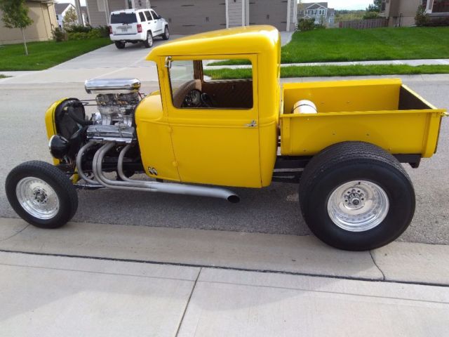 1932 Yellow Ford Pickup Standard Cab Pickup