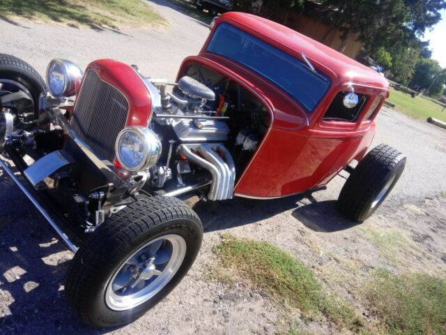 1932 Red..metalic Ford Model A Coupe