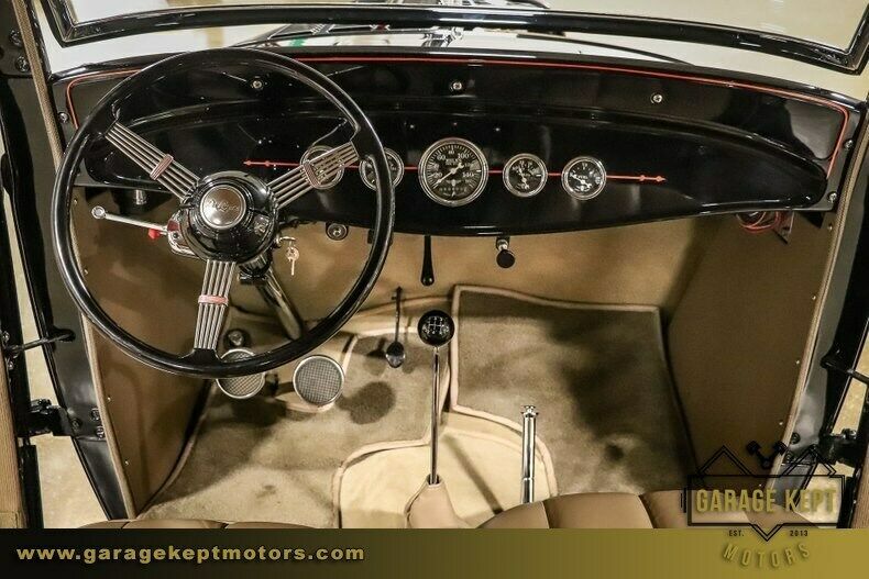 1932 Black Ford Tudor Coupe