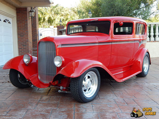 1932 Hot Red Ford 2DR Tudor Sedan 2DR Sedan
