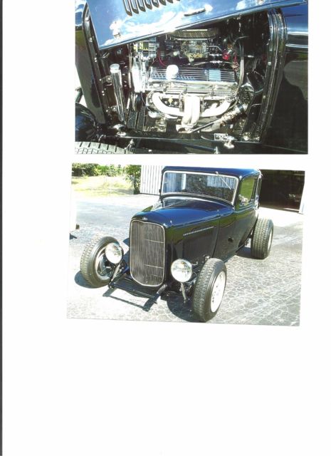 1932 Black Ford 5w Coupe Coupe
