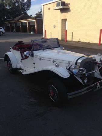 1932 White Mercedes-Benz gazelle Convertible