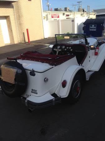 1932 White Mercedes-Benz gazelle Convertible