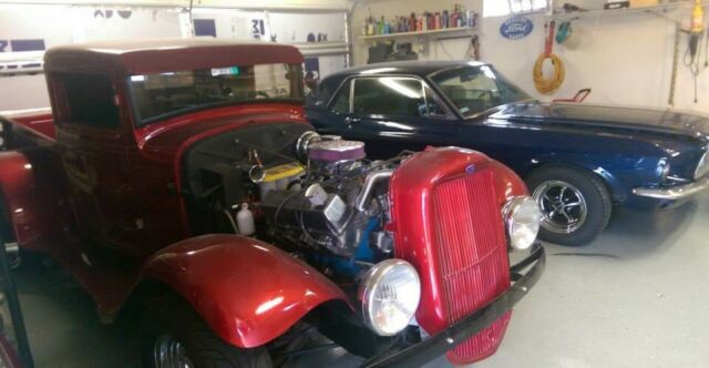 1932 Red Ford Other Standard Cab Pickup