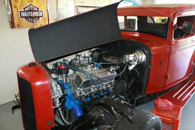 1932 Red Ford Other Standard Cab Pickup