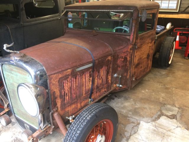 1932 Brown Studebaker 3E1 Extended Crew Cab Pickup