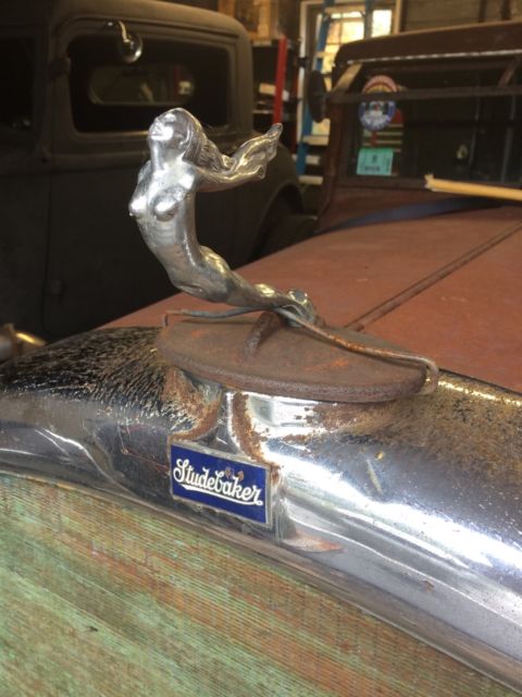 1932 Brown Studebaker 3E1 Extended Crew Cab Pickup