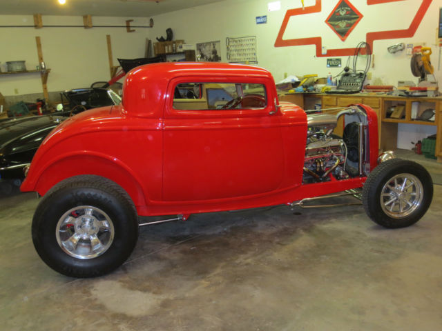 1932 viper red Ford Other 3 window coupe