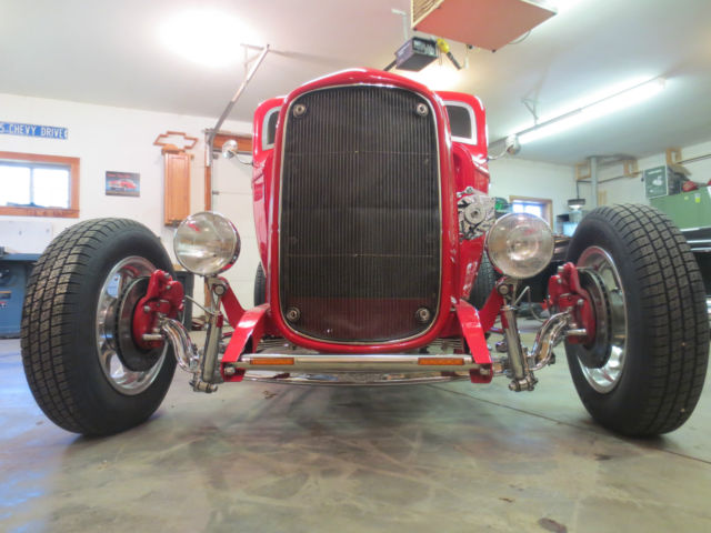 1932 viper red Ford Other 3 window coupe