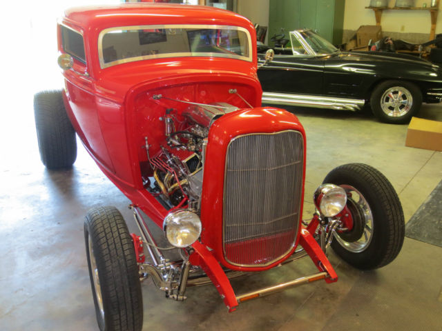 1932 viper red Ford Other 3 window coupe