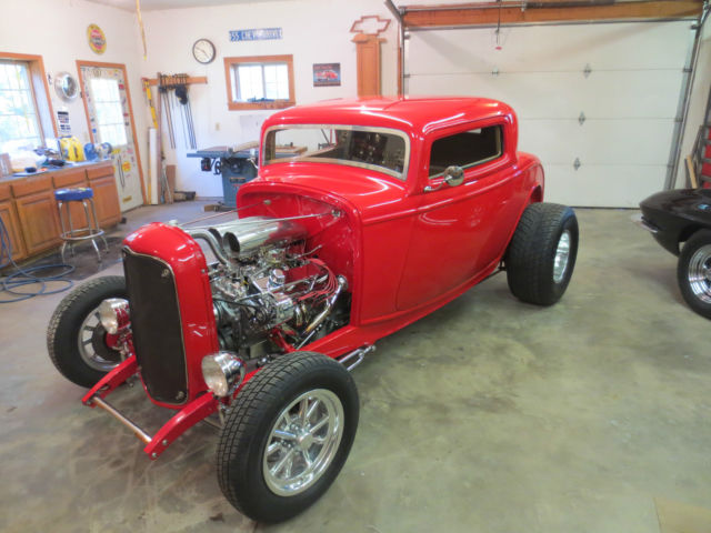 1932 viper red Ford Other 3 window coupe