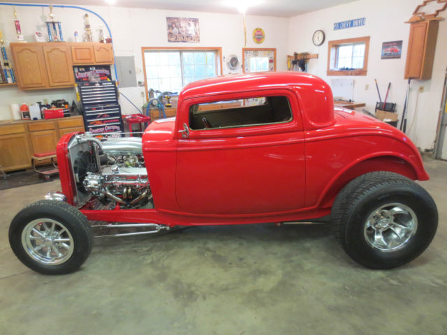 1932 viper red Ford Other 3 window coupe