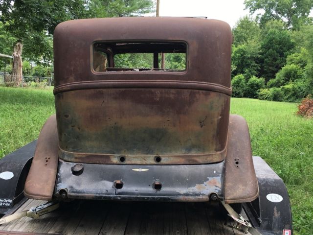 1933 Rust & Black Chrysler CO  4 Door Sedan CO. 4 Door Sedan