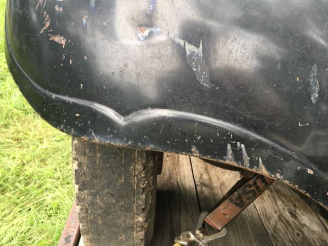 1933 Rust & Black Chrysler CO  4 Door Sedan CO. 4 Door Sedan