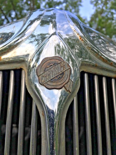 1933 Rust & Black Chrysler CO  4 Door Sedan CO. 4 Door Sedan