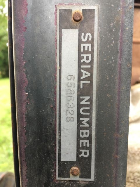 1933 Rust & Black Chrysler CO  4 Door Sedan CO. 4 Door Sedan