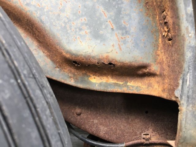 1933 Rust & Black Chrysler CO  4 Door Sedan CO. 4 Door Sedan