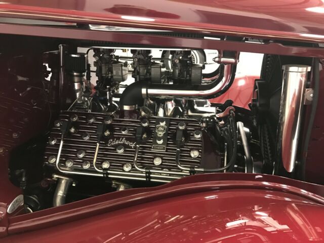1933 Burgundy Ford 3 Window Coupe