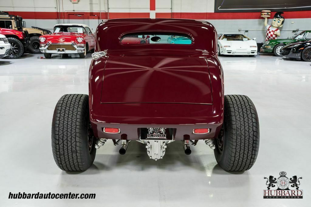 1933 Burgundy Ford 5 Window Coupe Coupe