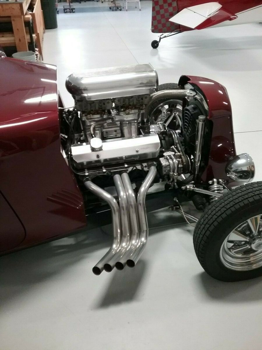 1933 White Ford Coupe Hankster fiberglass body