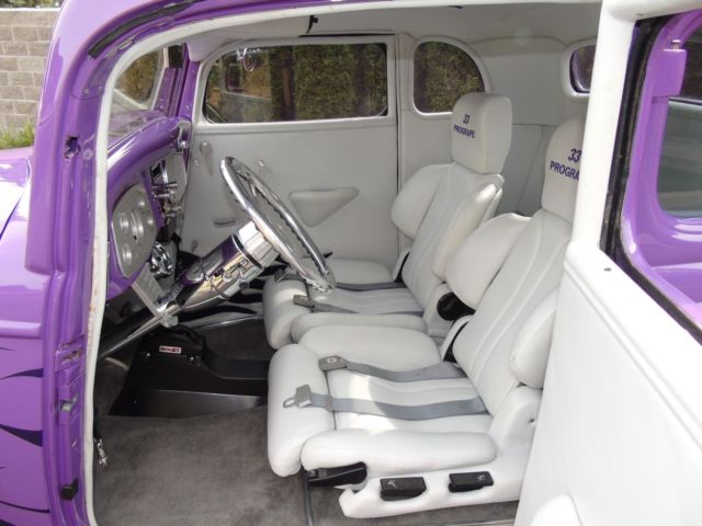 1933 Purple Ford 5 Window Coupe