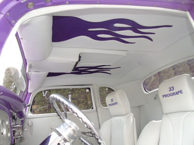 1933 Purple Ford 5 Window Coupe