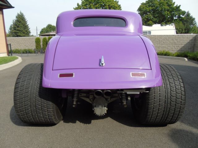 1933 Purple Ford 5 Window Coupe