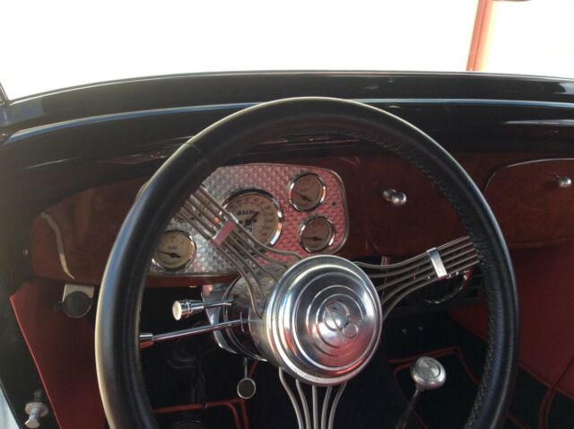 1933 Black Ford Model 40 Convertible
