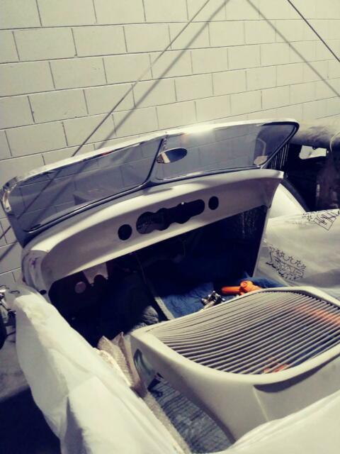 1933 primer grey Ford speedster roadster