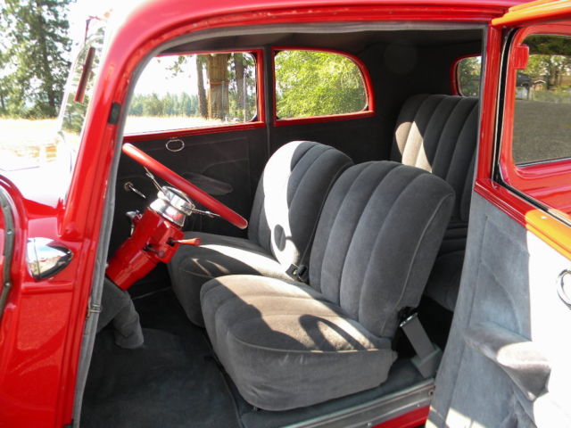1933 Red Ford Victoria Victoria
