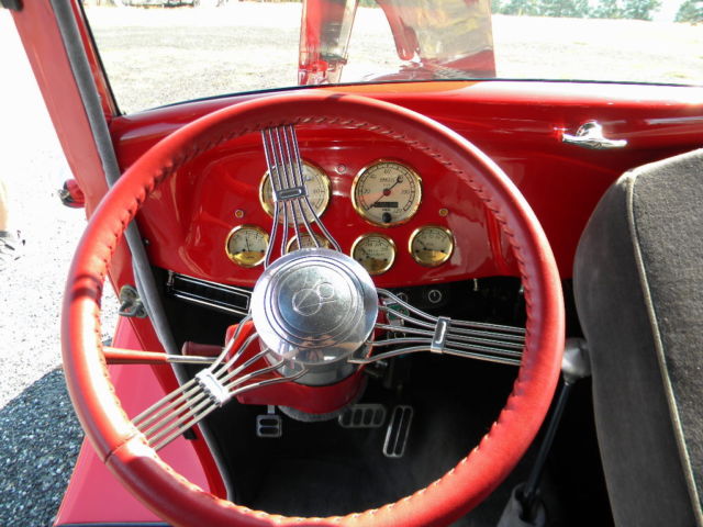1933 Red Ford Victoria Victoria